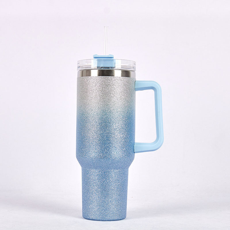 Wholesale 40oz car cup 304 stainless steel insulation ice bucket car large capacity handle cup